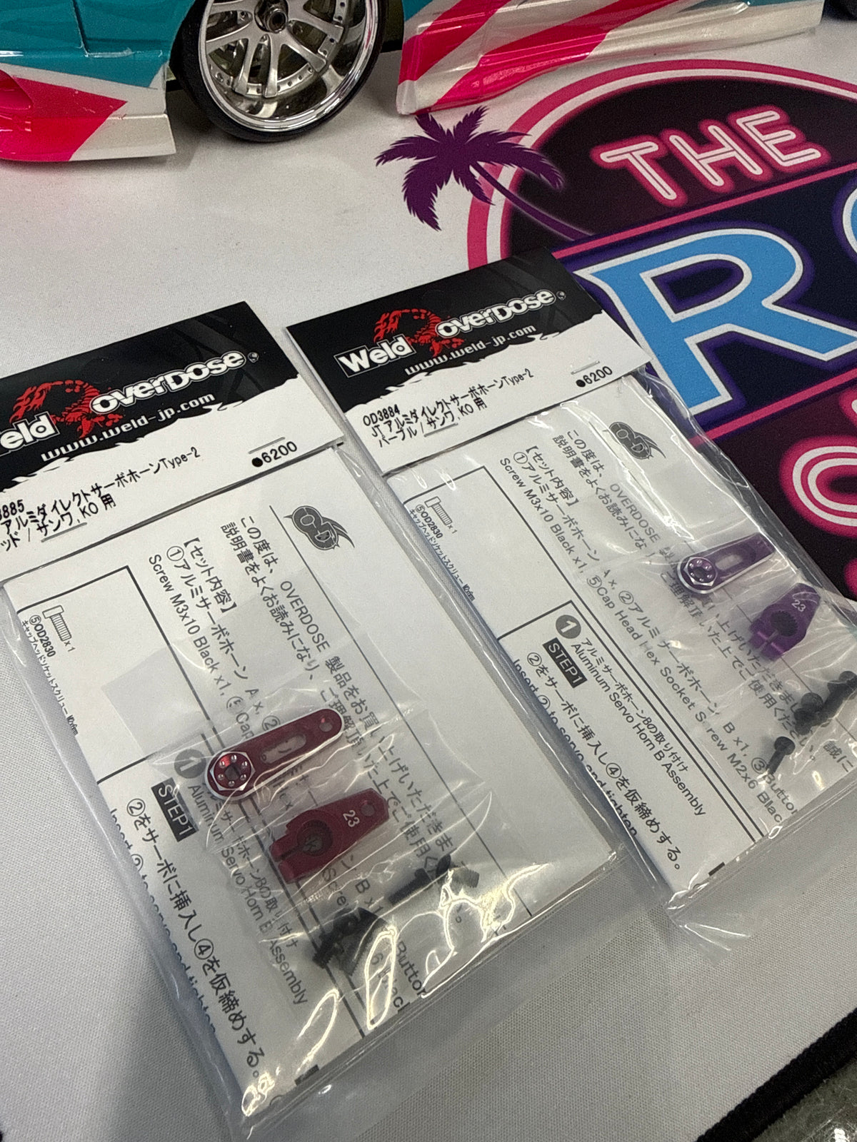 OVERDOSE JT Aluminum Direct Servo Horn Type-2 23T for Sanwa / KO | OD3884 OD3885