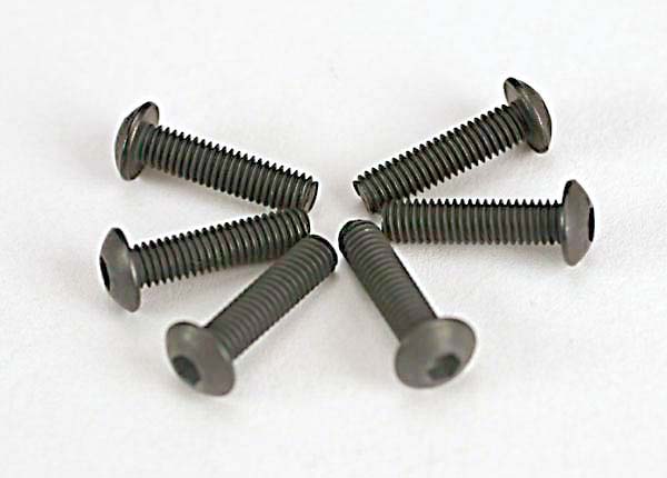 2578 Button-Head Machine Screws 3x12 mm (6) | The Rc Shop at DrDans