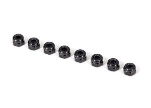 2745X NUTS 3MM NYLON LOCKING BLACK