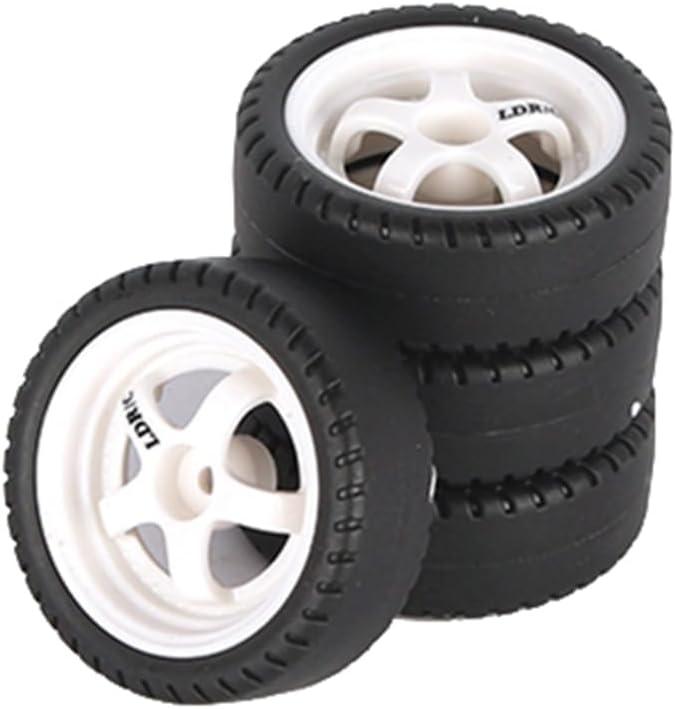 LD0012 DRIFT TIRES- STYLE 5- WHITE- NEW 2025 | The RC Shop at Dr Dans