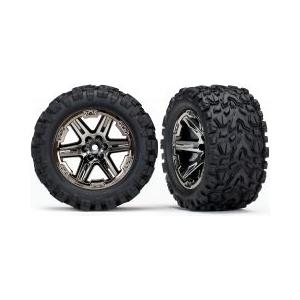 6773X Tires & wheels, assembled, glued (2.8')