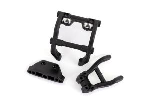 6777X WHEELIE BAR MOUNT/SKIDPLTE BLK