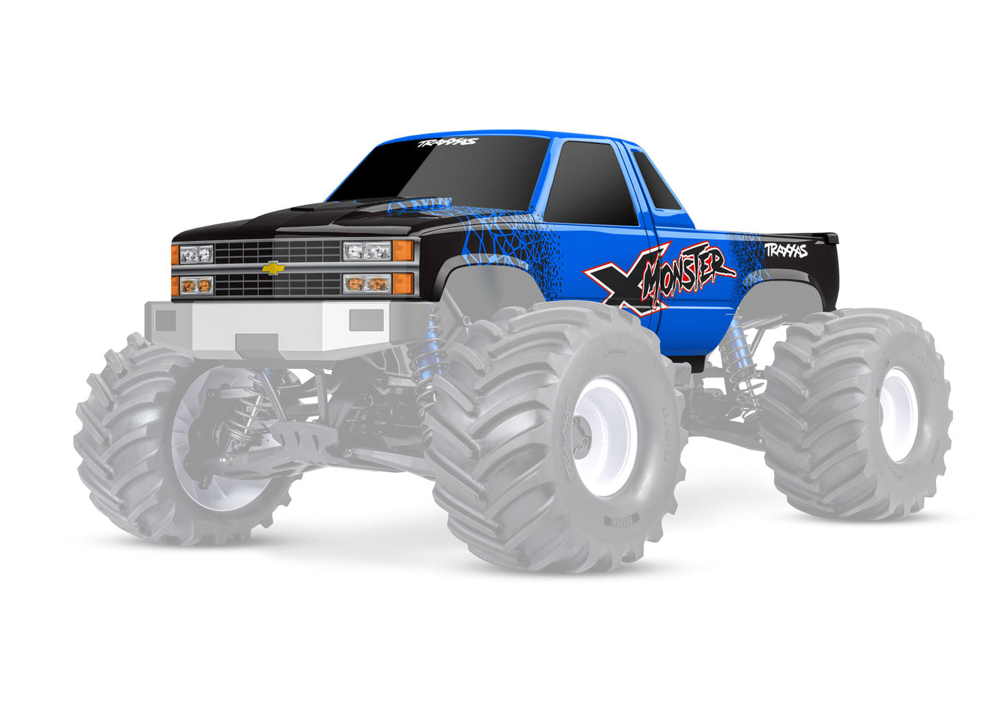 77036-4 X-Maxx MT Chassis ONLY (MUST ADD BODY CHOICE SEPARATE)