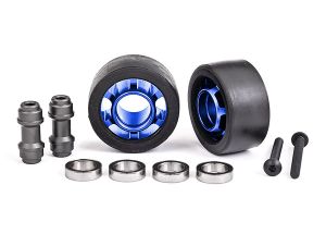 7775X WHEELS WHEELIE BAR BLUE