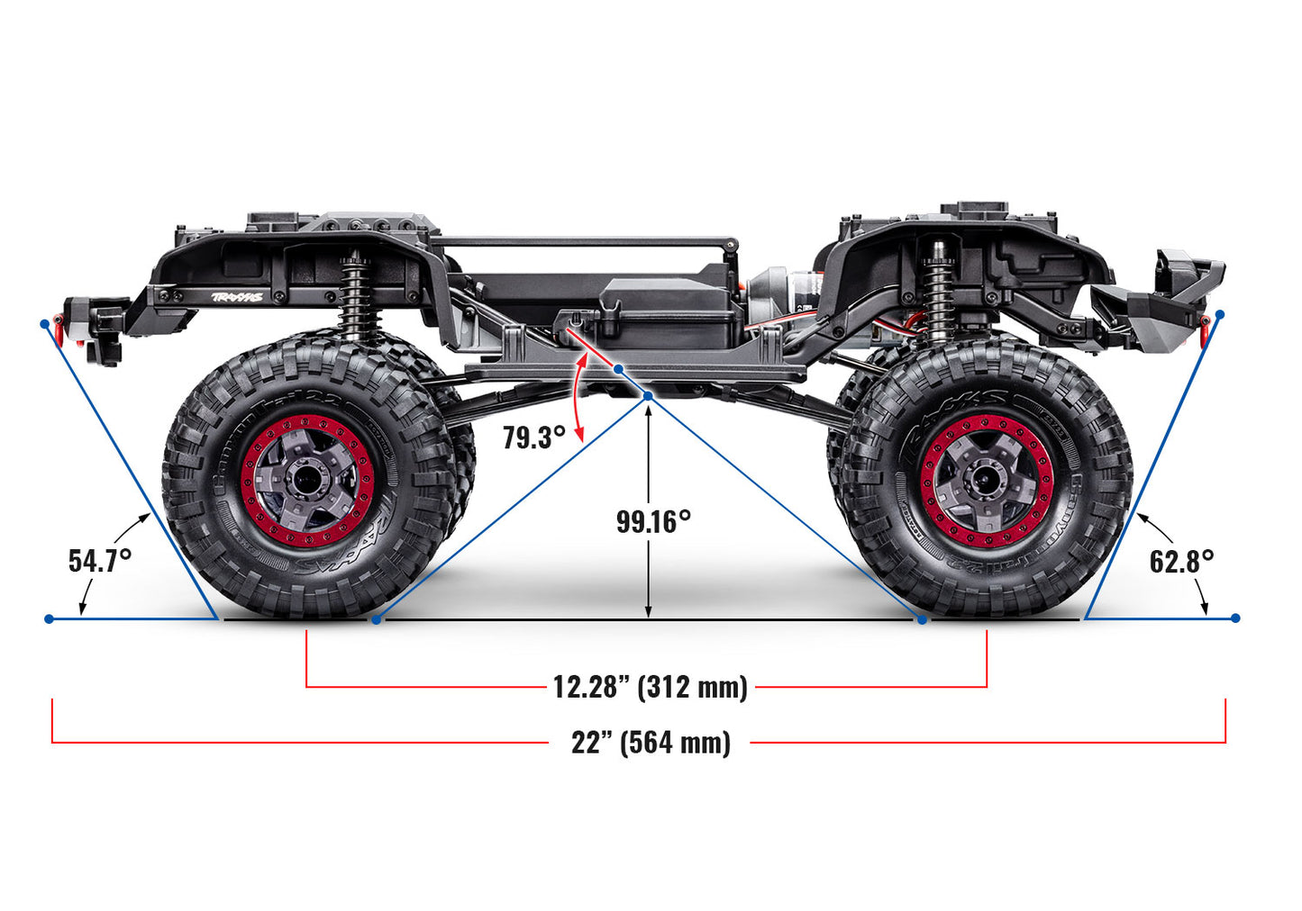 82044-4 TRX-4 Sport High Trail Edition red