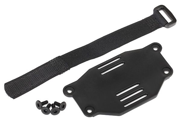 8223 TRX-4 Battery Plate with Strap and Screws |The RC Shop at Dr Dans