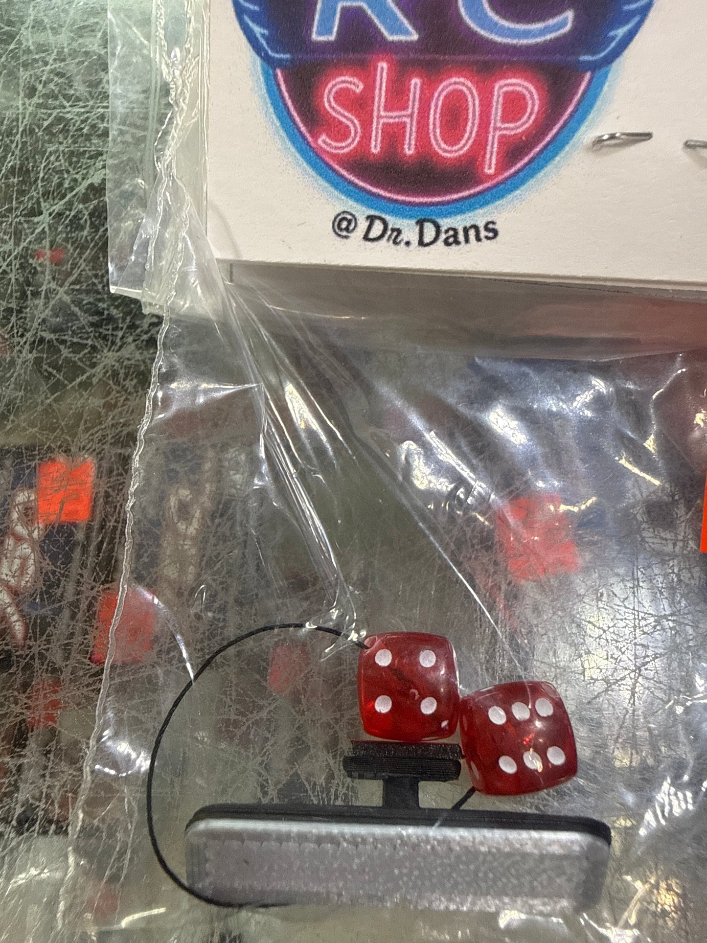 DRC-RVM-110- The Rc Shop Rearview Mirror & Dice 1/10 Drift car | The RC Shop at Dr Dans