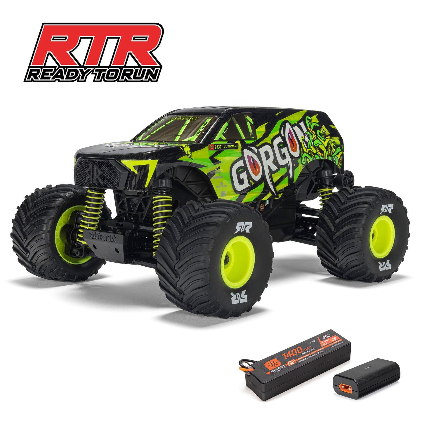 1/16 GORGON GROM 4X4 RTR Brushed Monster Truck (Battery & Charger Included)