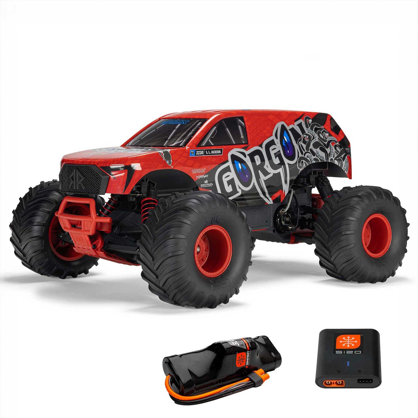 GORGON 2wd MT 1/10 Self Assembly RTA KIT SMART USB batt Gunmetal