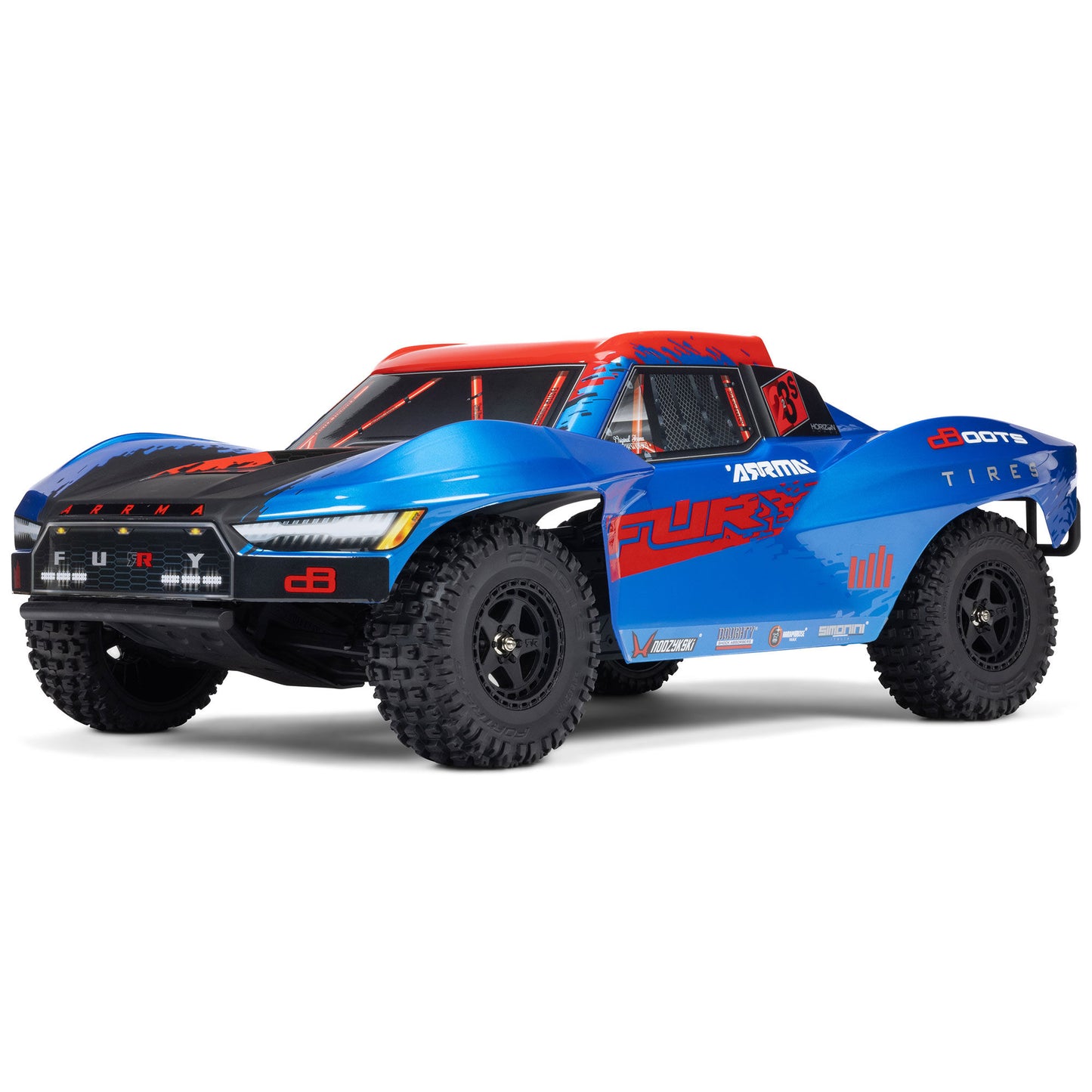 ARA3521T 1/10 FURY 223S DSC 2WD RTR Brushless Short Course Truck