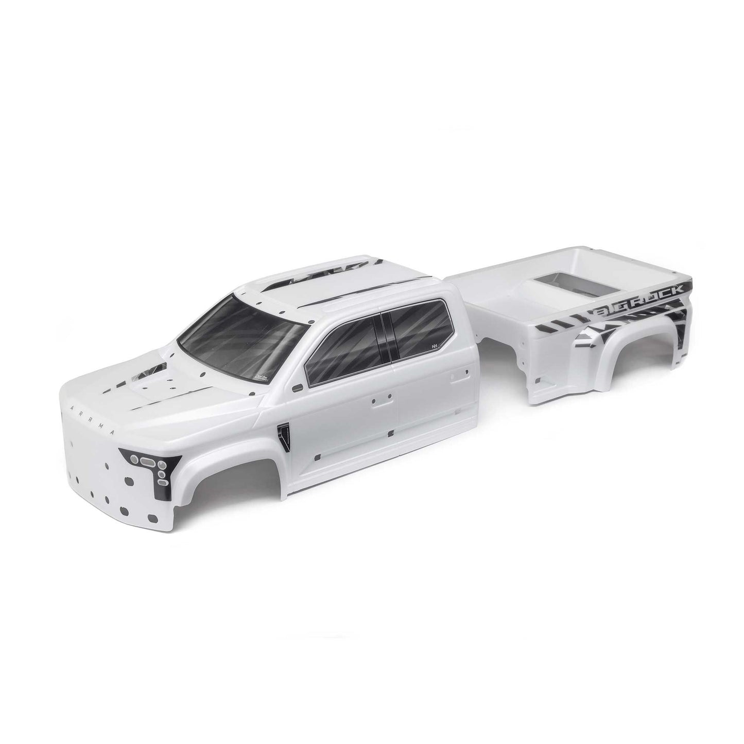 ARA411028 BIG ROCK 6S BLX Painted Decaled Trimmed Body - White