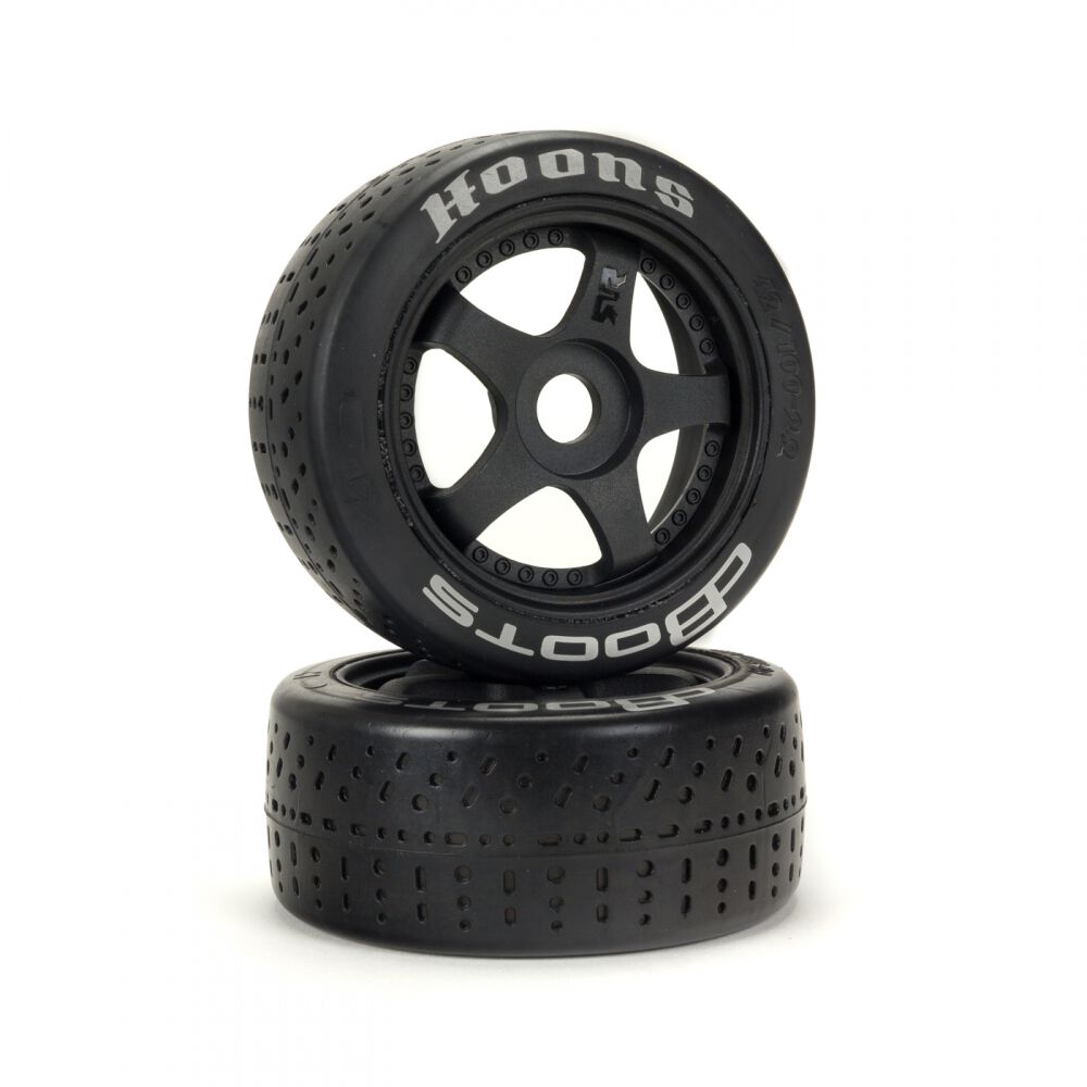 ARA550070 dBoots Hoons 42/100 2.9 Pre-Mounted Belted Tires, Silver, 17mm Hex, 5-Spoke (2) | The RC Shop at Dr Dans