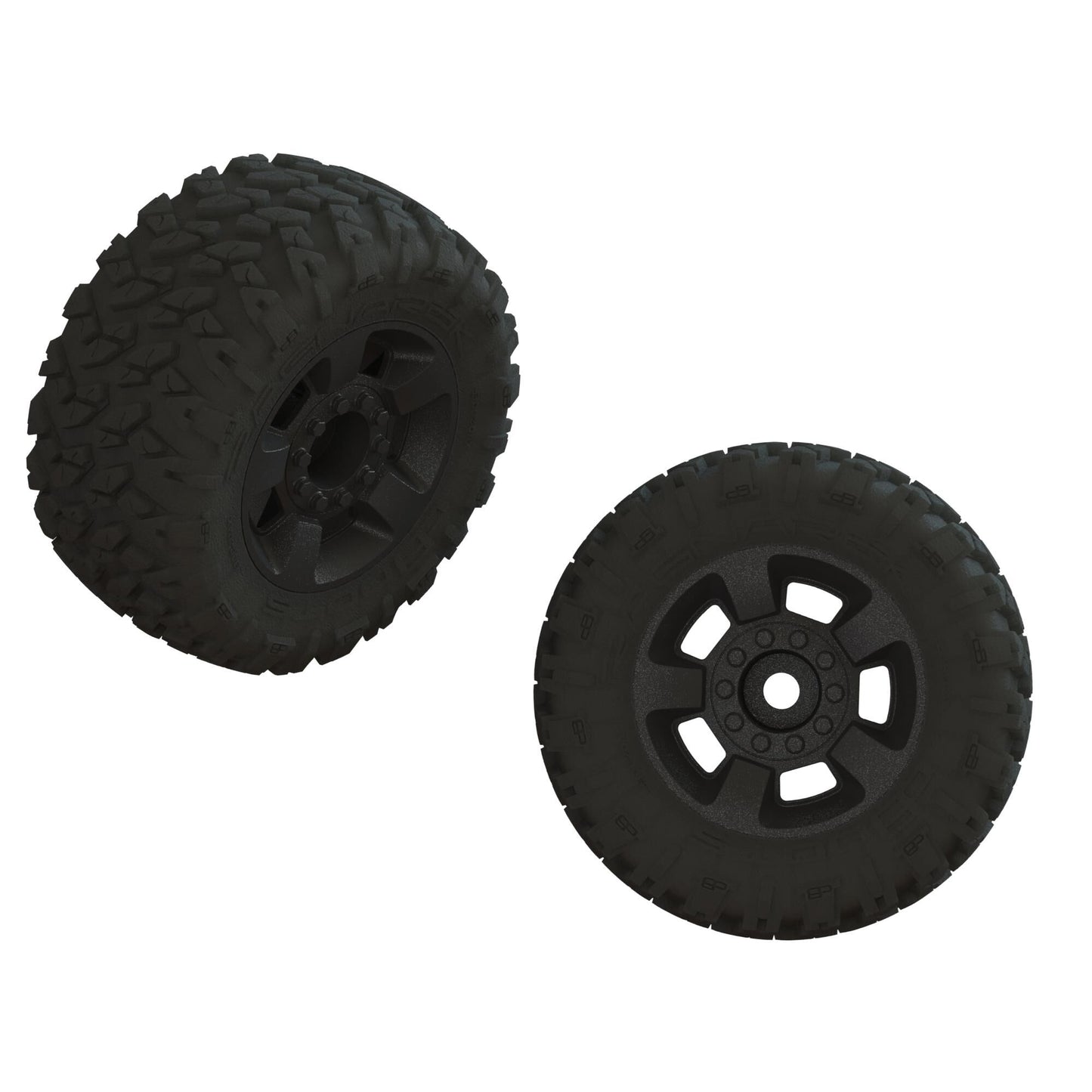 ARA550109 dBoots RAGNAROK'Tire Set Glued (Black) (1 Pair)