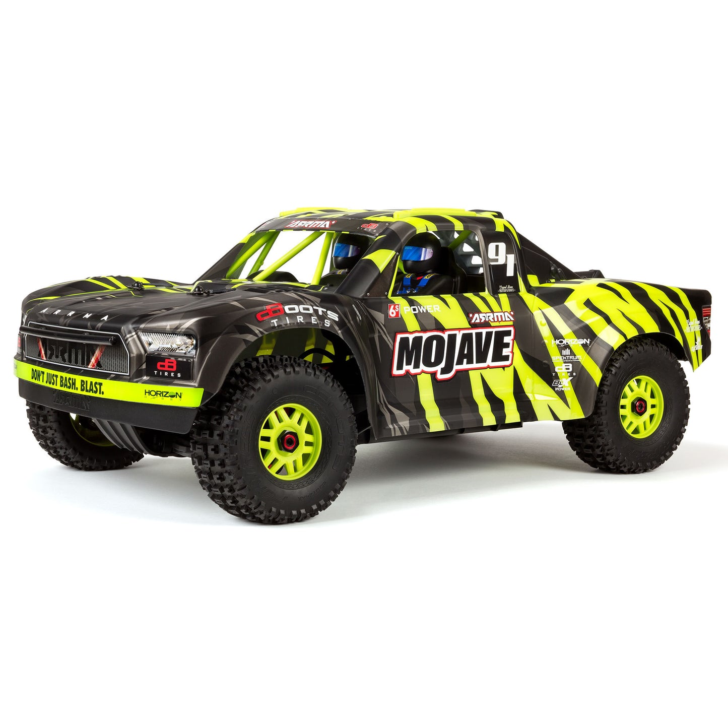 ARA7604V2T1 1/7 MOJAVE 6S 4X4 RTR Brushless Desert Truck, Green/Black | The RC Shop at Dr Dans