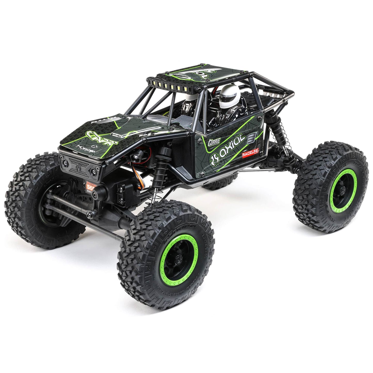 AXI01002V2T2 UTB18 Capra, Fox Racing, Grey: 1/18 4WD RTRRTR