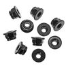 AXIC1045 AXA1045 Nylon Locknut M4 Black (10)