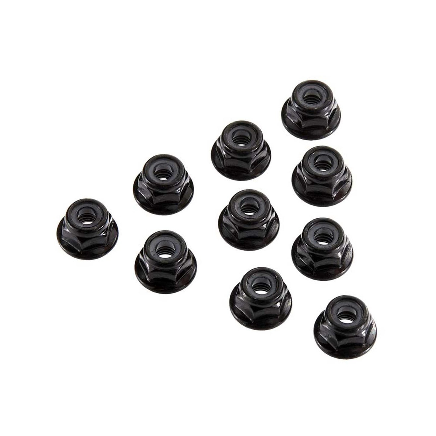 AXIC3150 AX31250 Serrated Nylon Lock Nut Black 4mm (10) | The RC Shop at Dr Dans