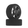 BXRF3030B Rear 30mm Nitro Touring Foam Tire, Blk Whl, 30 (2)