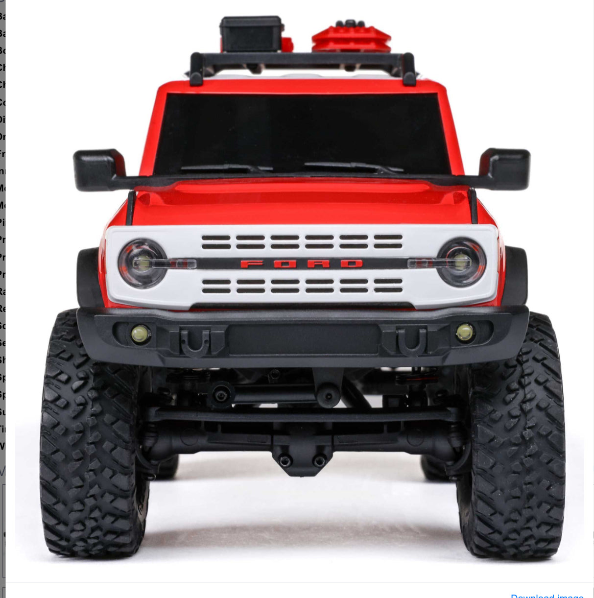 AXIAL - AXI00006V2T6 1/24 SCX24 FORD BRONCO HERITAGE EDITION 4X4 RTR BRUSHED ROCK CRAWLER (BATTERY & CHARGER INCLUDED), RED