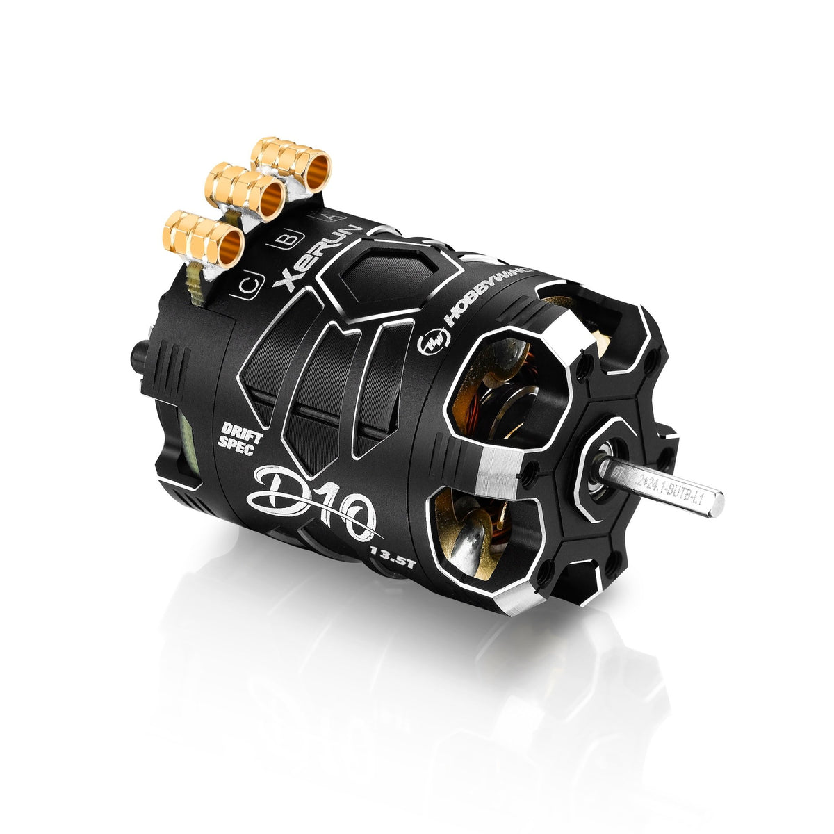 HOBBYWING XeRun D10 13.5T Sensored Brushless RC Drift Motor 2900KV – Black / Red / Purple