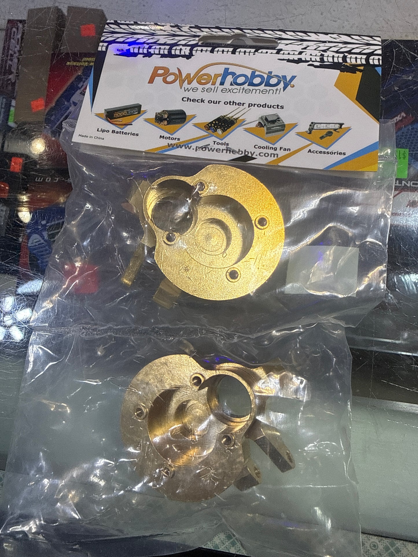 Power Hobby Brass Front Portal Steering Knuckles for Axial Capra / SCX10 III PHBSCX1009 - the rc shop at drdans