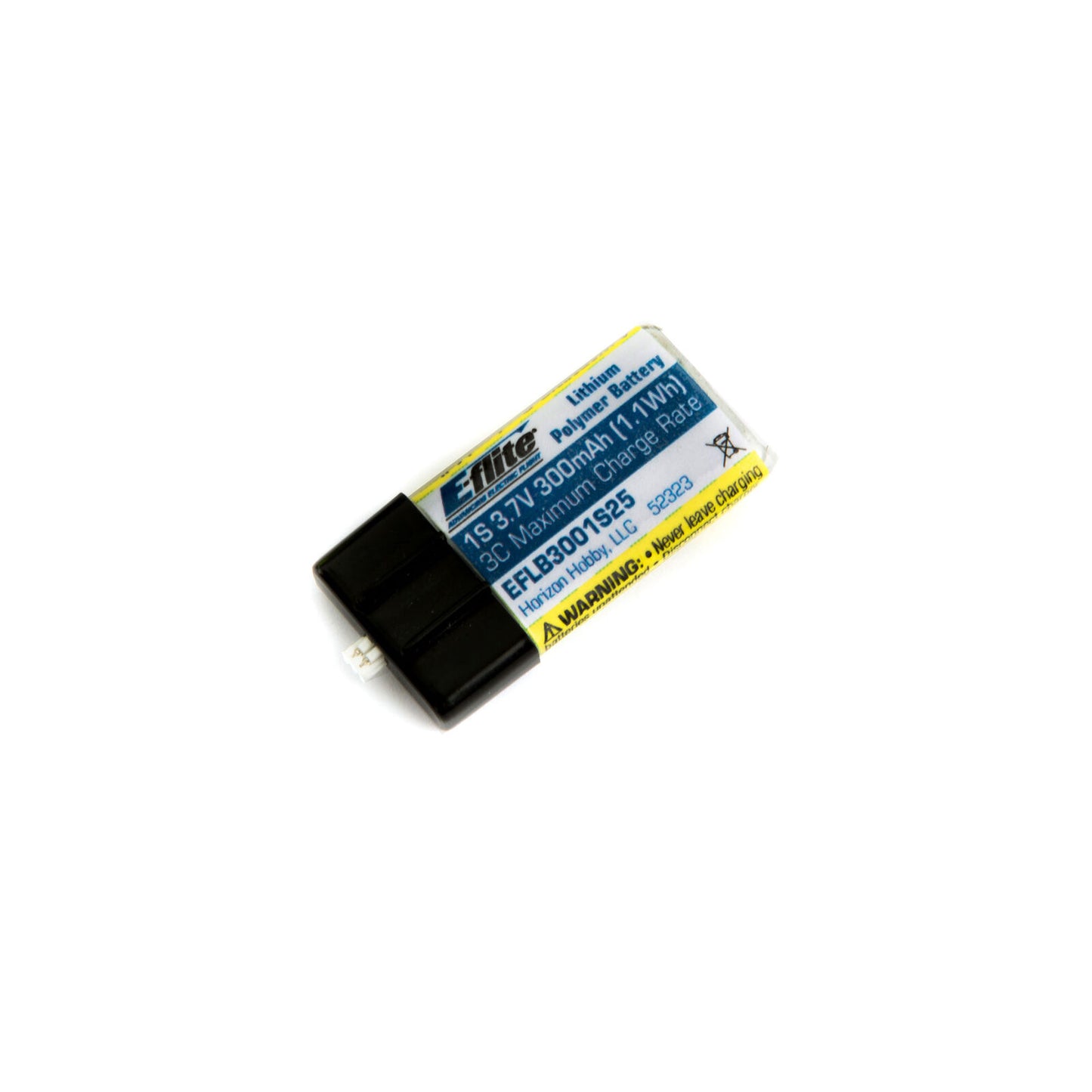 EFLB3001S25 300mAh 1S 3.7V 25C LiPo Battery