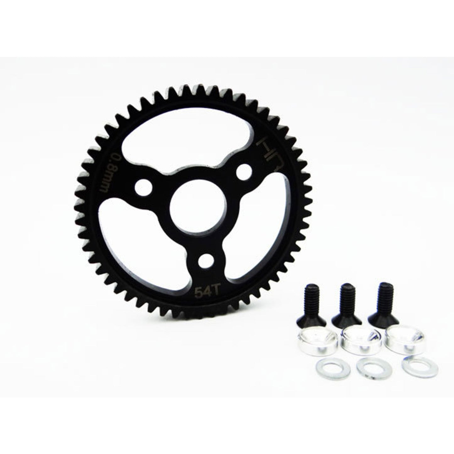 HRASJT254 Silver 54 Tooth 32 Pitch, 0.8M Steel Spur Gear | The RC Shop at Dr Dans
