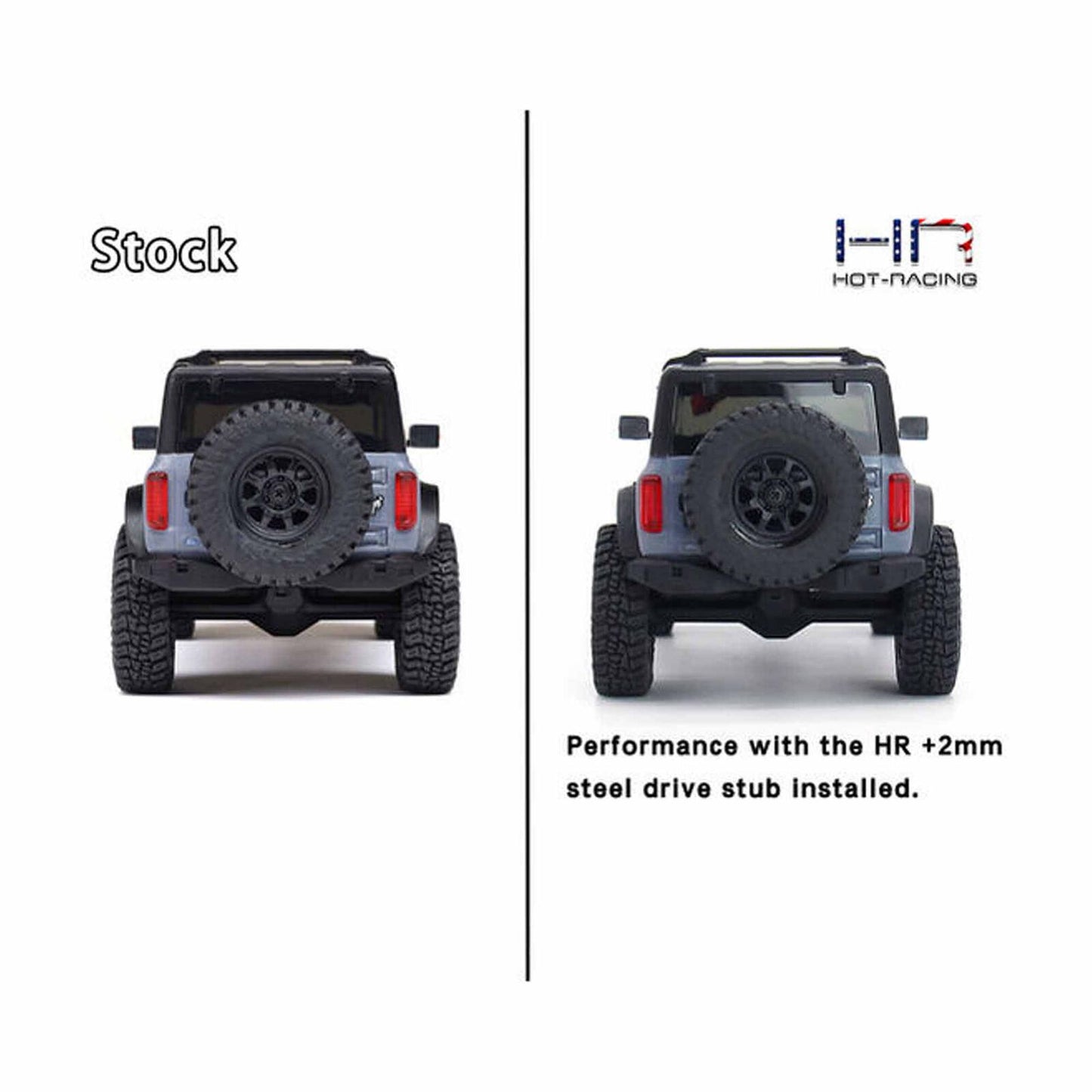 HRASXTY39AW02 Steel +2mm Drive Stub Axles, 1/30 Axial SCX30 | The RC Shop at Dr Dans