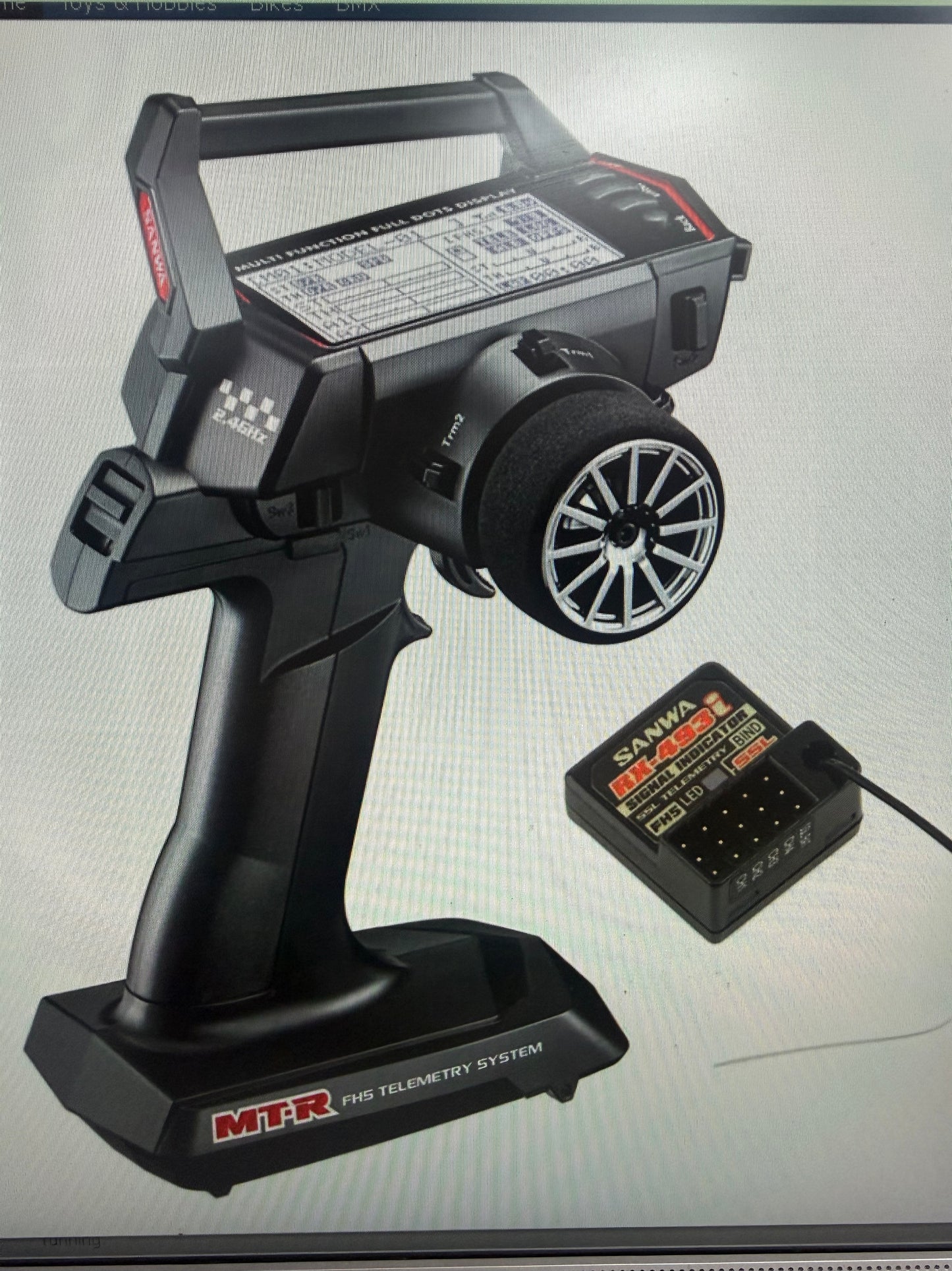 Sanwa MT-R FH5 4Channel 2.4GHz Radio System with RX-493i Receiver | The RC Shop at Dr Dans