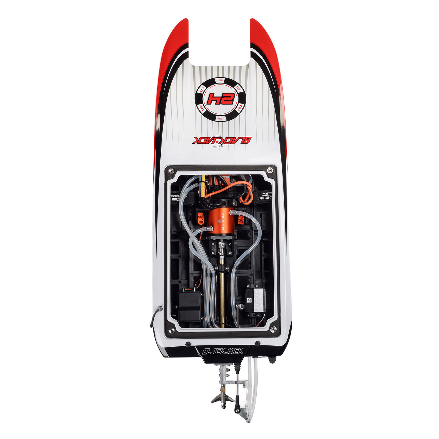 PRB08049T2 Blackjack 24" V2 Catamaran Brushless, Vegas Offshore: RTR
