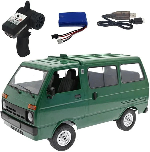 IMX77774 Green WPL RC Van 1/10 Scale 4WD Drift Truck, RTR Off-Road 2.4G Full Proportion Remote Control Vehicle with LED Lights | The RC Shop at Dr Dans