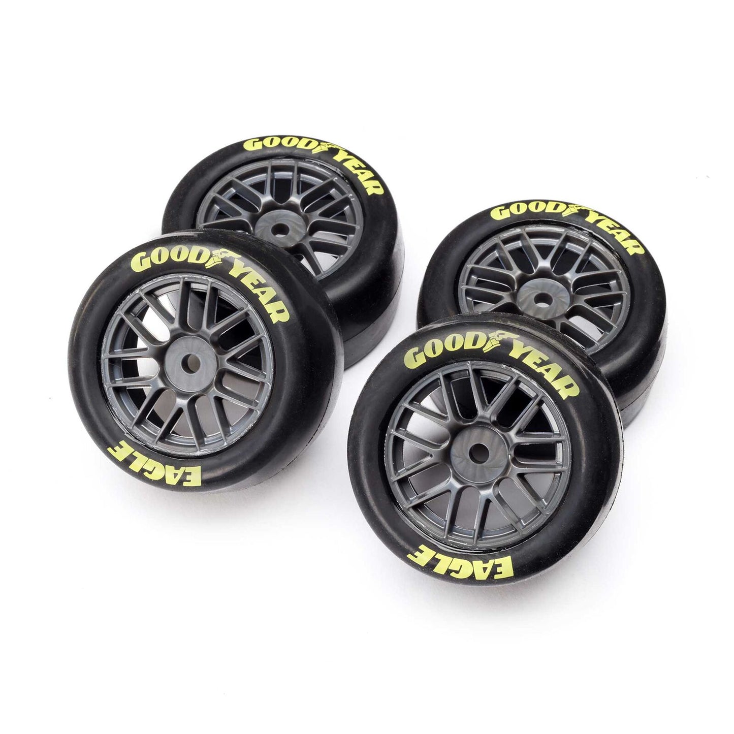 LOS-1914 Goodyear Eagle Mounted Tires, Medium 8MM HEX (4): NG | The RC Shop at Dr Dans