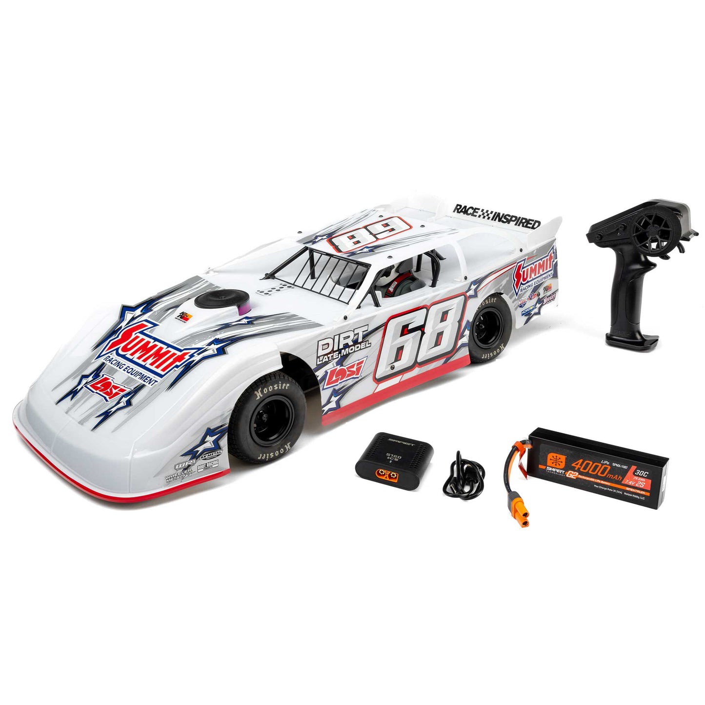 LOS-2168T1 1/10 22S 2WD Dirt Oval Late Model RTR, Summit Racing | The RC Shop at Dr Dans