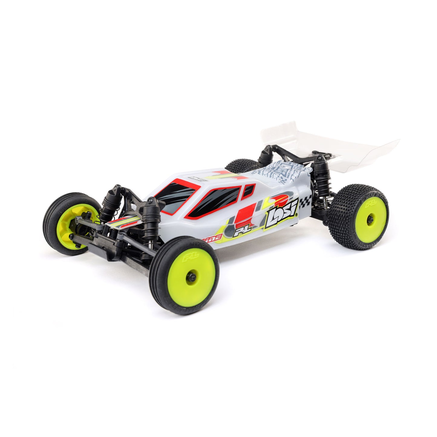 LOS00007T1 Micro-B 2WD Buggy White RTR