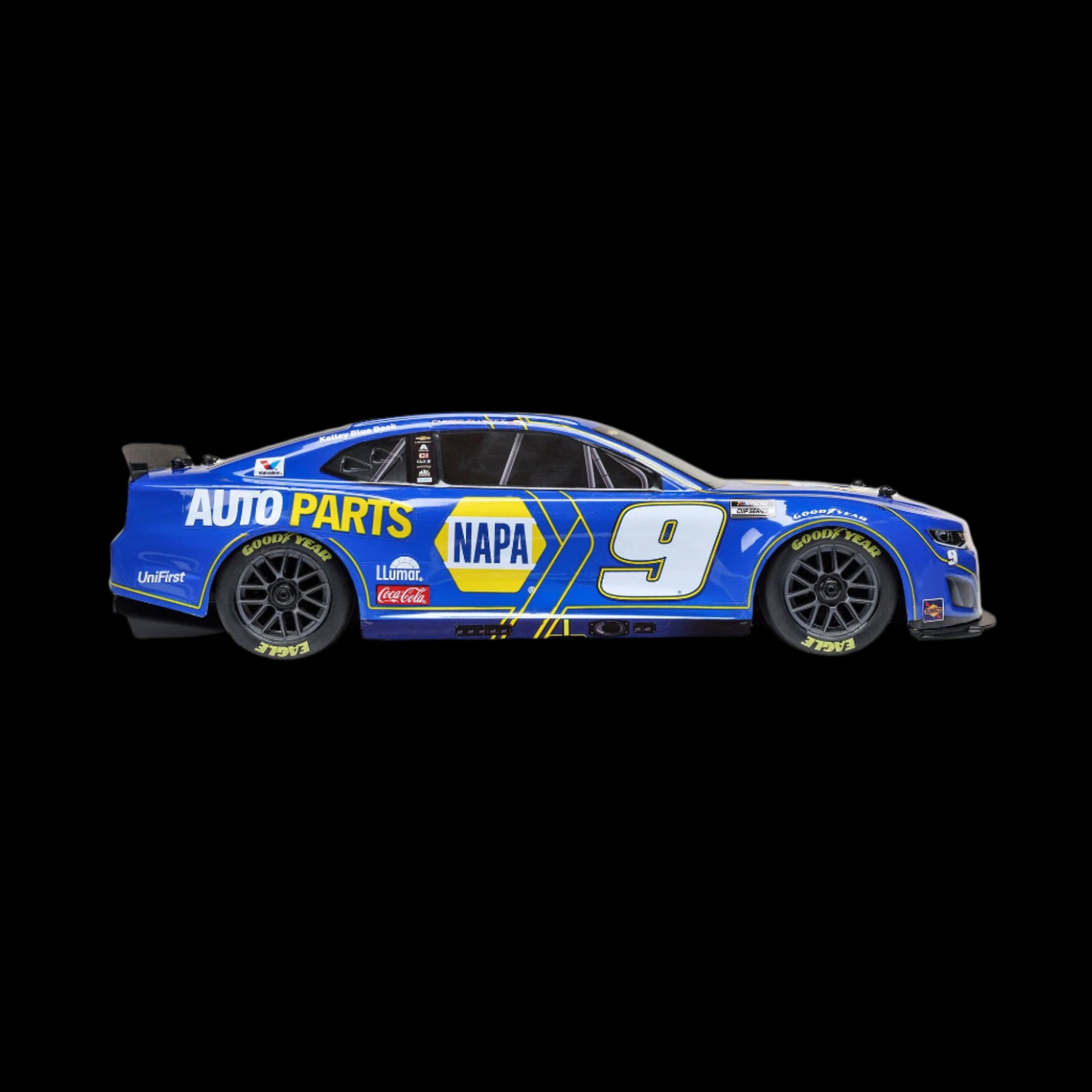 PRE ORDER ONLY FOR MID MAY LOS1122509 1/12 NASCAR RC Racecar Chase Elliot No. 9 2025 NAPA Chevrolet Camaro ZL1 2S AWD Brushed On-Road (Battery & Charger Included), Blue