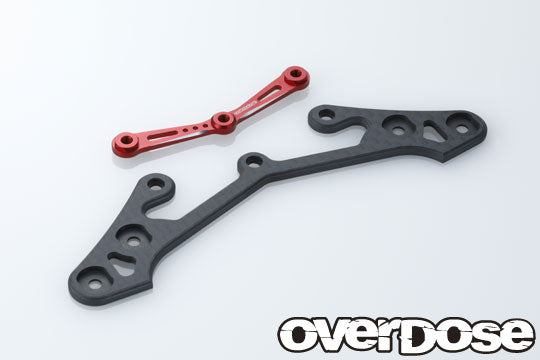 OVERDOSE Lightweight Type-TC Front Bumper for OD RWD Drift Chassis – Red / Purple / Black