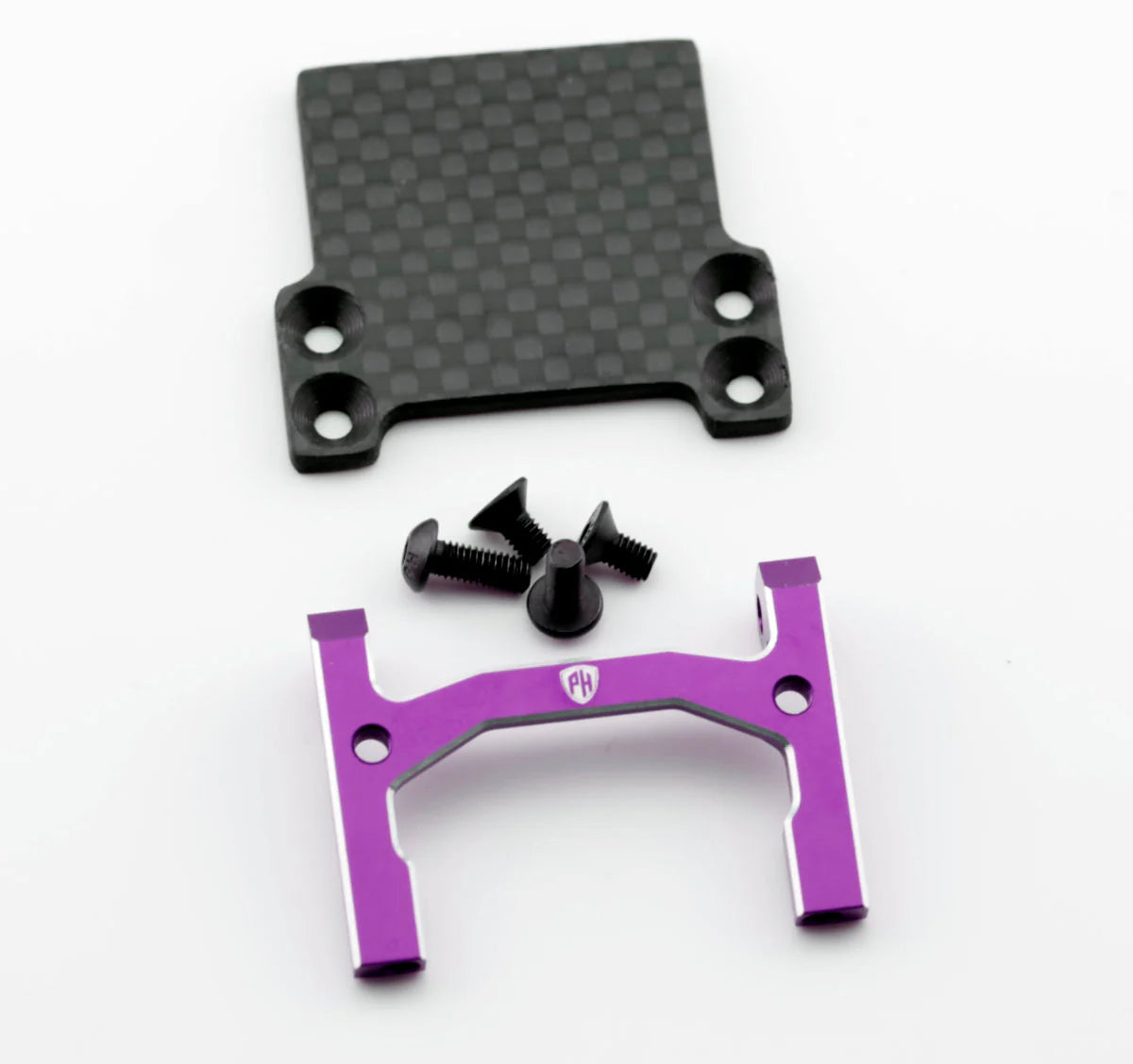 PHB7034 Powerhobby Carbon Fiber Rear ESC Mount Red MST MRX / FRX