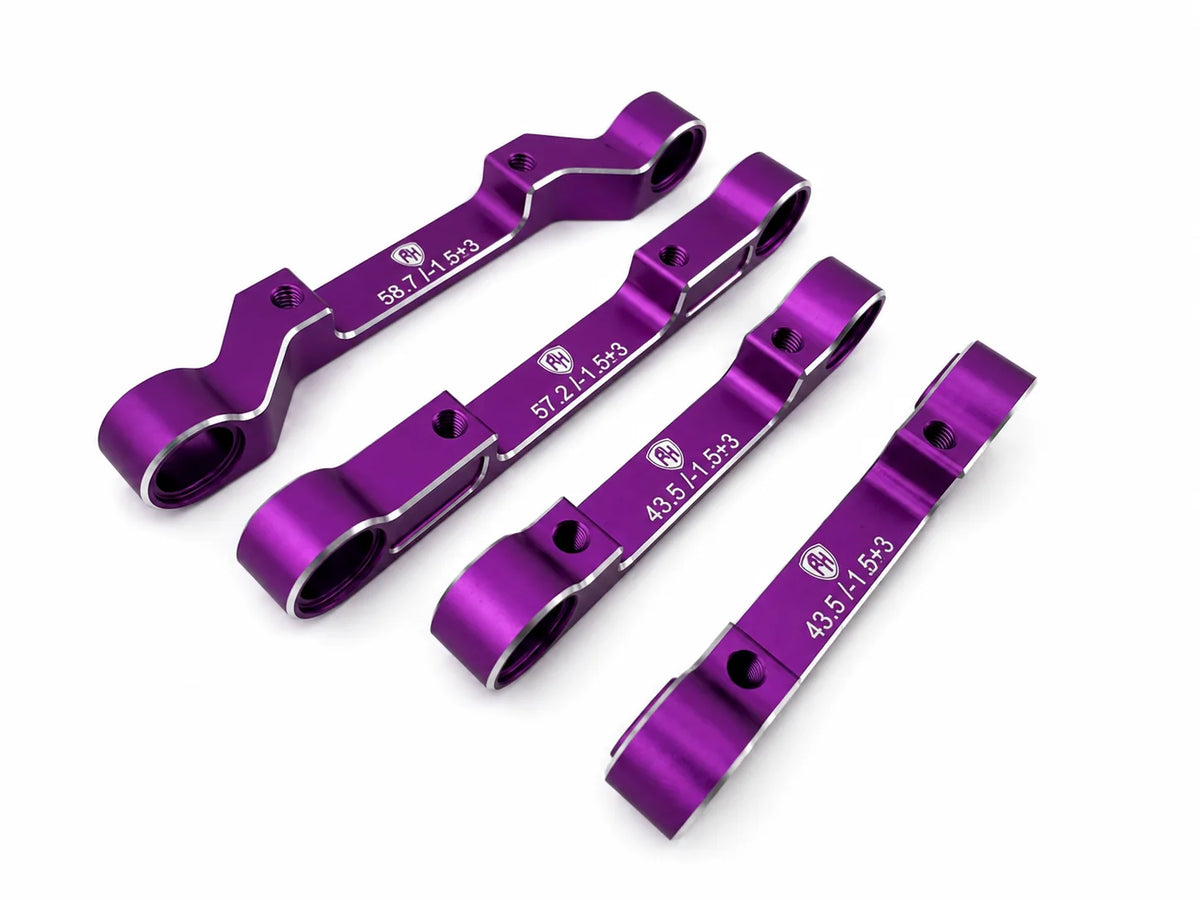 Power Hobby Aluminum Adjustable Suspension Mount Set for Yokomo RD2.0 | PHB8010
