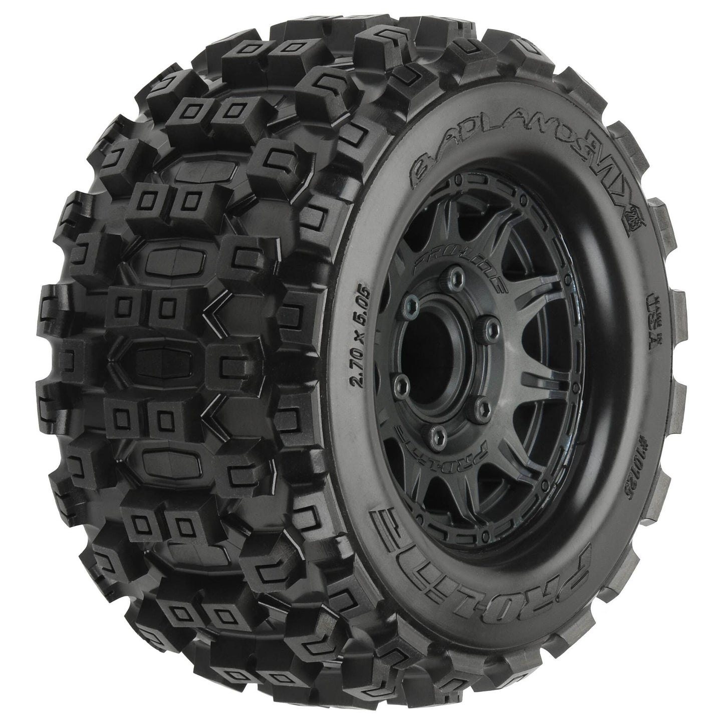PRO1012510 1/10 Badlands MX28 F/R 2.8" MT Tires MTD 12mm/14mm Black Raid (2)