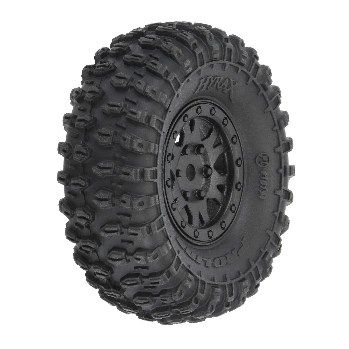 PRO1019410 1/24 Hyrax F/R 1.0" Trs Mountd 7mm Blk Impulse (4) | The RC Shop at Dr Dans