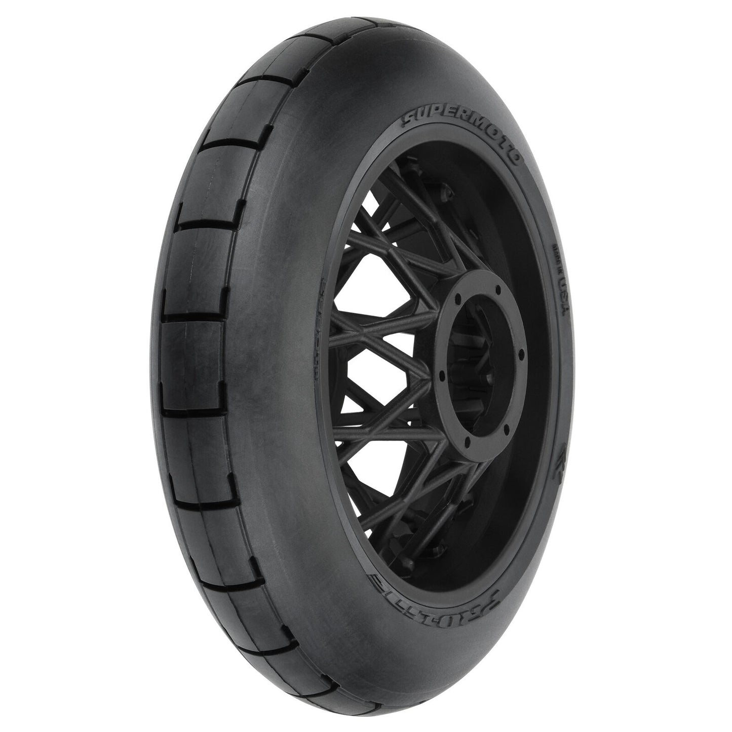 PRO1022310 1/4 Supermoto S3 Motorcycle Rear Tire MTD Black (1): PROMOTO-MX