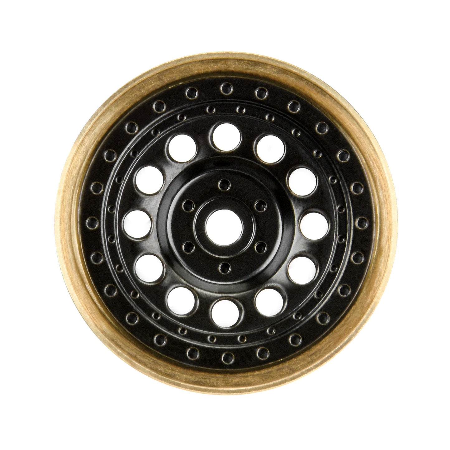 PRO281200 1/24 Rock Shooter Brass F/R 1.0 7mm Whl (2) Blk