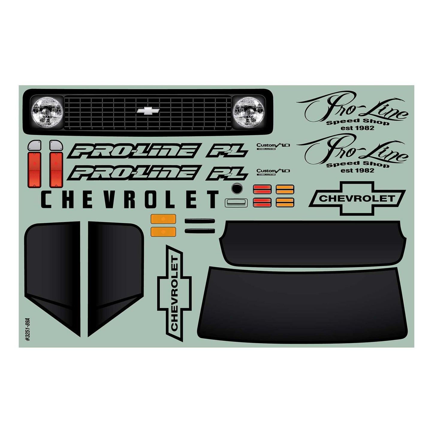 PRO325114 1/10 1972 Chevy C-10 Tough-Color Gray Body: Stampede & Granite