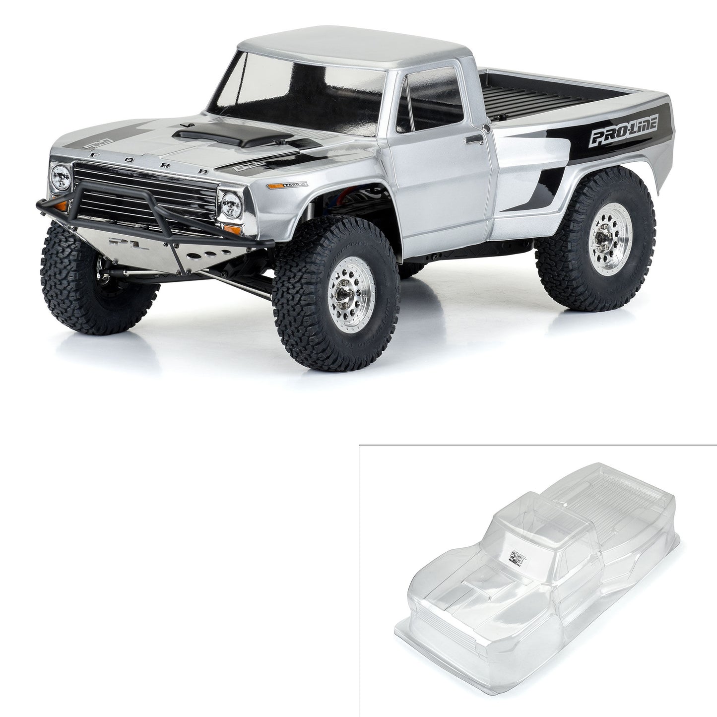 PRO364700 1/10 1967 Ford F-100 Pre-Runner Clear Body 12.3" WB Crawler | The RC Shop at Dr Dans