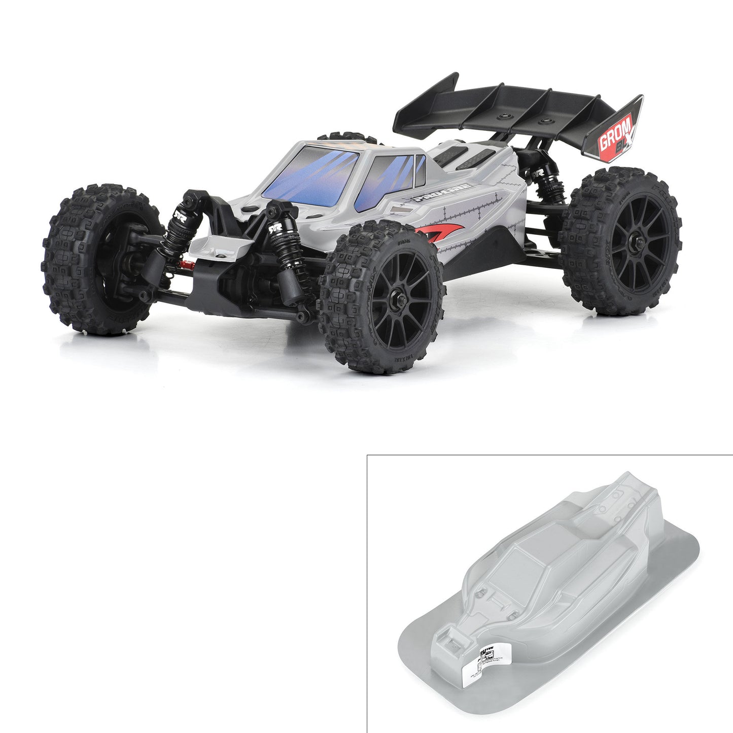 PRO367114 Axis Tough-Color Grey Body for Arrma Typhon GROM