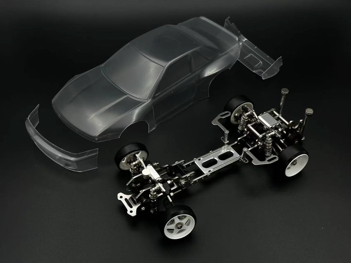 Rhino Racing RTS 2026 1/24 RWD Drift Pre-Assembled Chassis Kit w/ S13 Body – RTS-2402