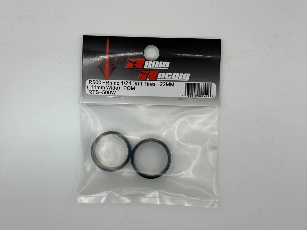 Rhino Racing R500 1/24–1/28 POM Mini RC Drift Tires – 20mm / 22mm