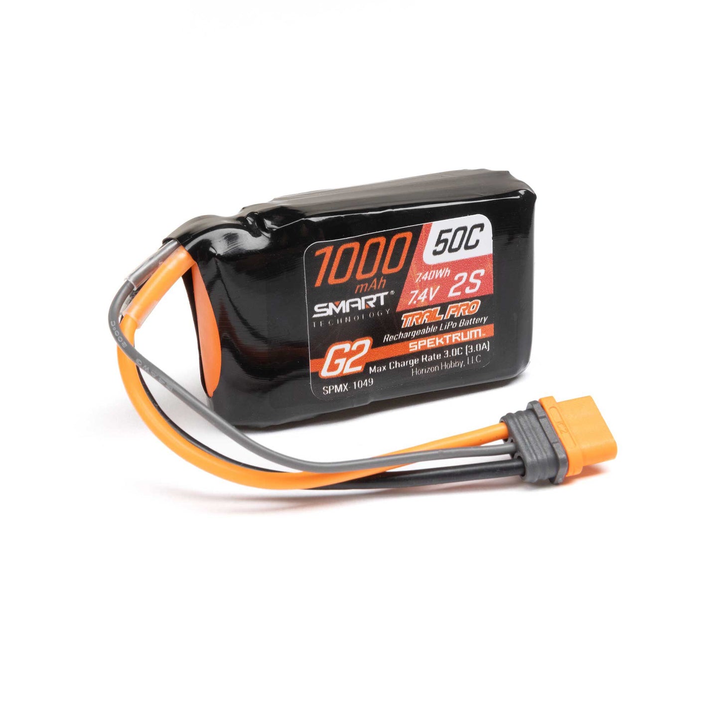 SPMX-1049 Smart G2 Trail Pro 1000mAh 2S 7.4V 50C LiPo w/ IC2