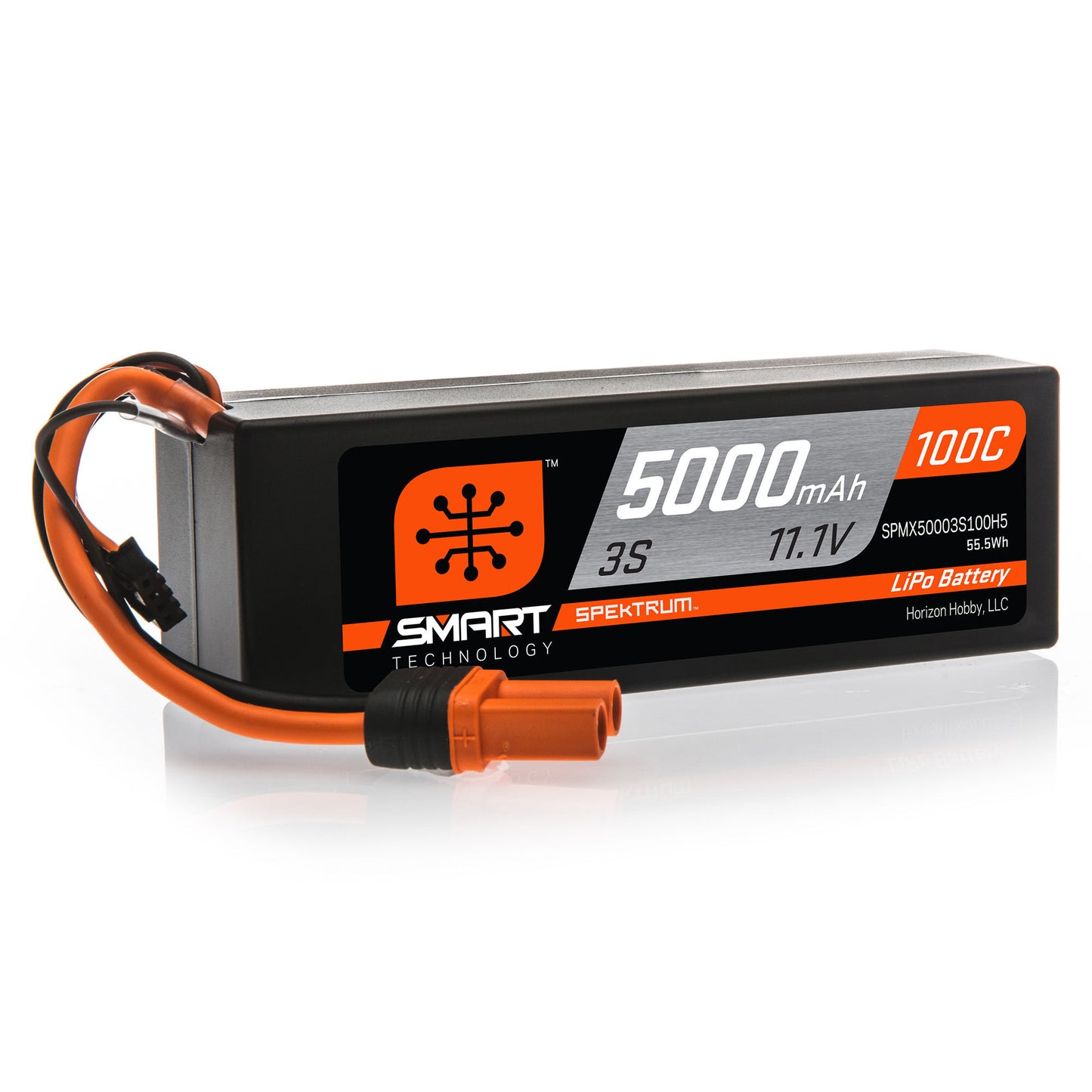 SPMX50003S100H5 5000mAh 3S 11.1V 100C Smart LiPo Hardcase; IC5 | The RC Shop at Dr Dans