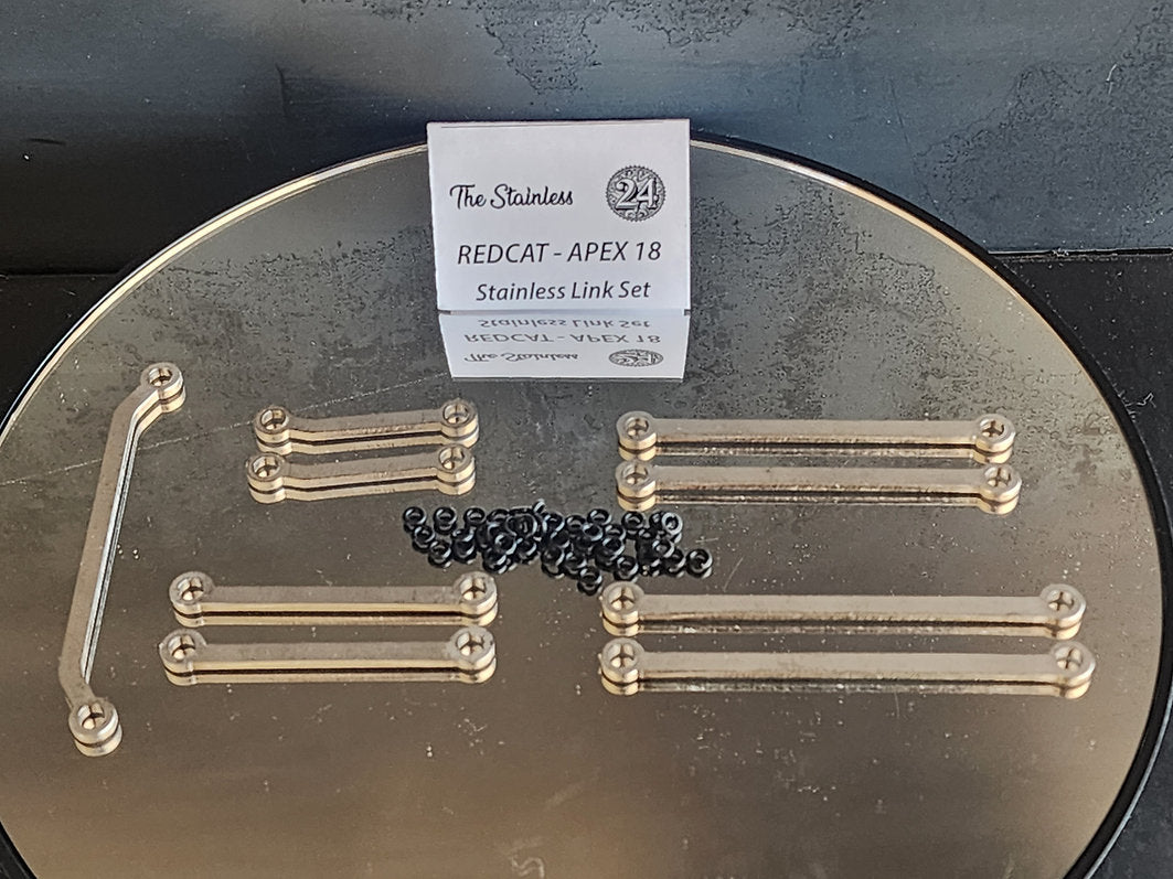 SRC-RCA-SL Redcat Apex 18 Stainless Link Set | The RC Shop at Dr Dans